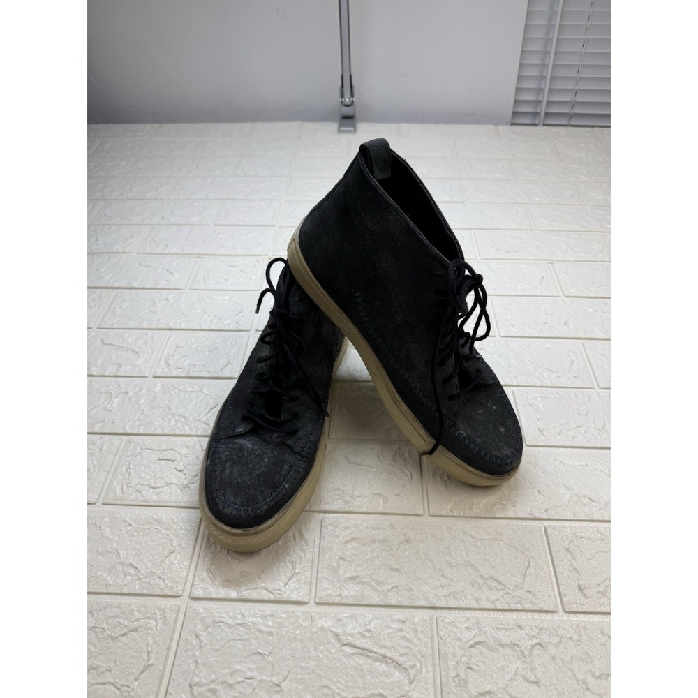 ROAN BY BED STU Argonath Sneakers Leather Men Sz 10 Gray Ankle Distressed
